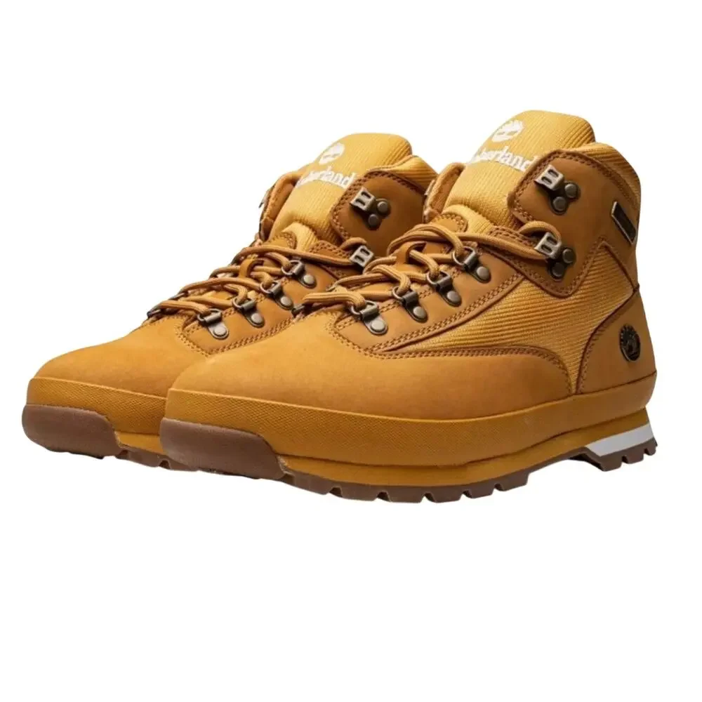 Timberland Euro Hiker Men L/F Mid Hiker Boot -‎ Wheat Nubuck - Size: 11.5
